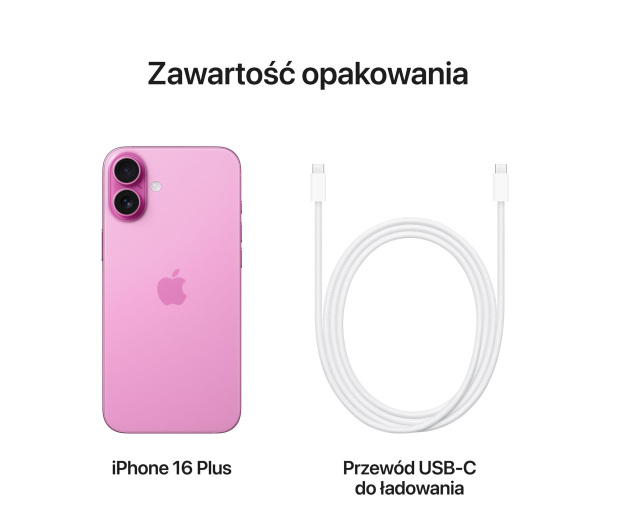 APPLE iPhone 16 Plus 256GB Różowy - 1277941 - zdjęcie 9